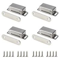 4 PCS Stainless Steel Kitchen Cabinet Door Magnet Catch TV Stand Cupboard and Other Furniture Door Drawer Magnetic Latch 1