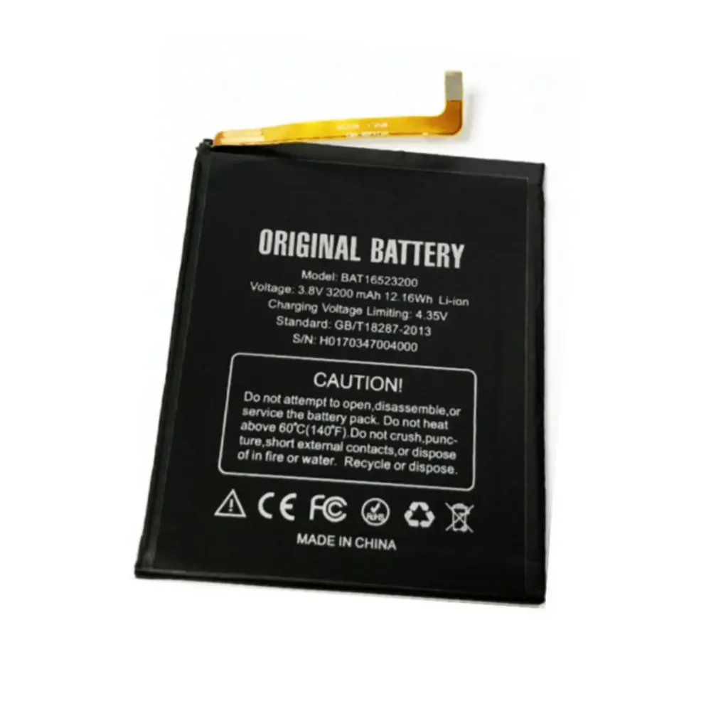 

Аккумулятор BAT16523200 3200 мАч Для DOOGEE Y6C Y6, аккумуляторы для сотовых телефонов 5,5 дюйма