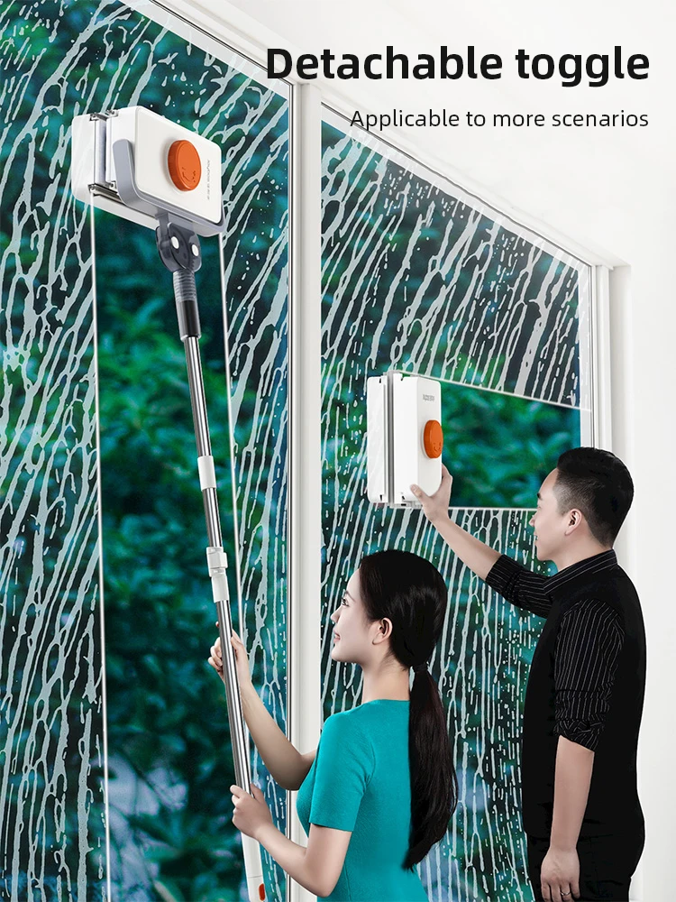 Home Professional Magnetic Window Cleaner With Telescopic Rod Super Magnetic Brush Window Cleaning Tools window cleaning brush window cleaner