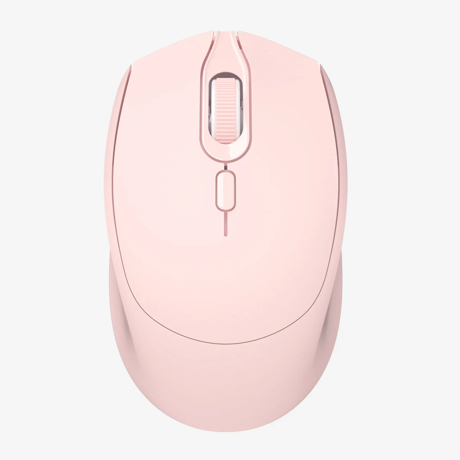 Taşınabilir Bilgisayar Faresi 2.4G USB Alıcılı PC Tablet Dizüstü Bilgisayar için Kablosuz Fare (Pembe)