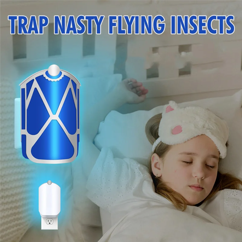 8PCS Flying Insect Refills For Indoor Light Trap For ZEVO M364 Capture Fruit Flies, Gnats And Houseflies