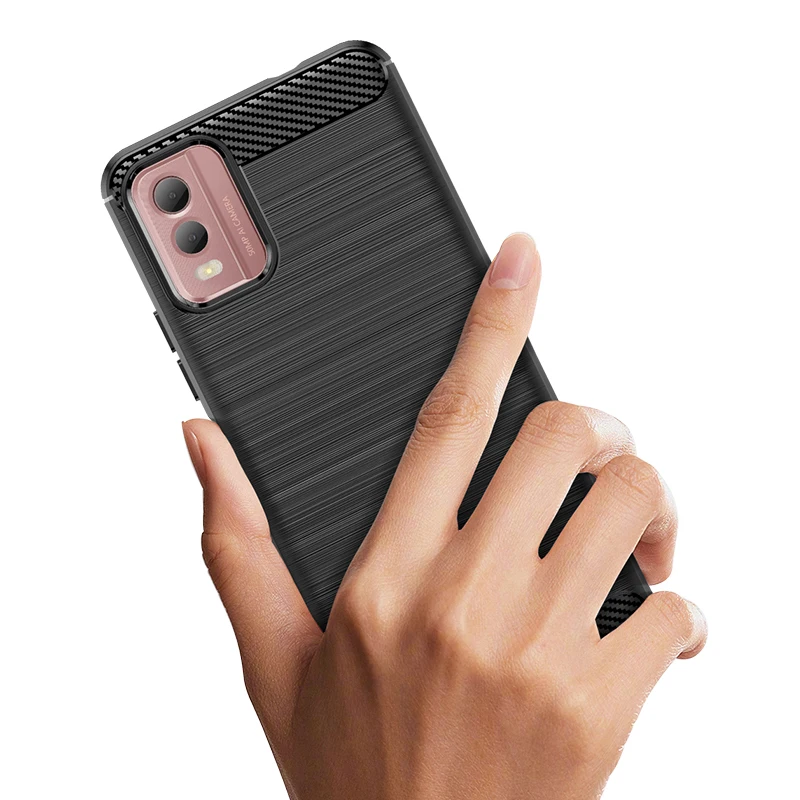 Shock-Resistant Silicone Protective Phone Case with TPU Back Cover