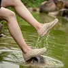 Large Size EVA Men Vacation Beach Sandals Travel Leisure  Slippers Outdoor Wading Shoes Light Aqua Shoes 39-45# 1