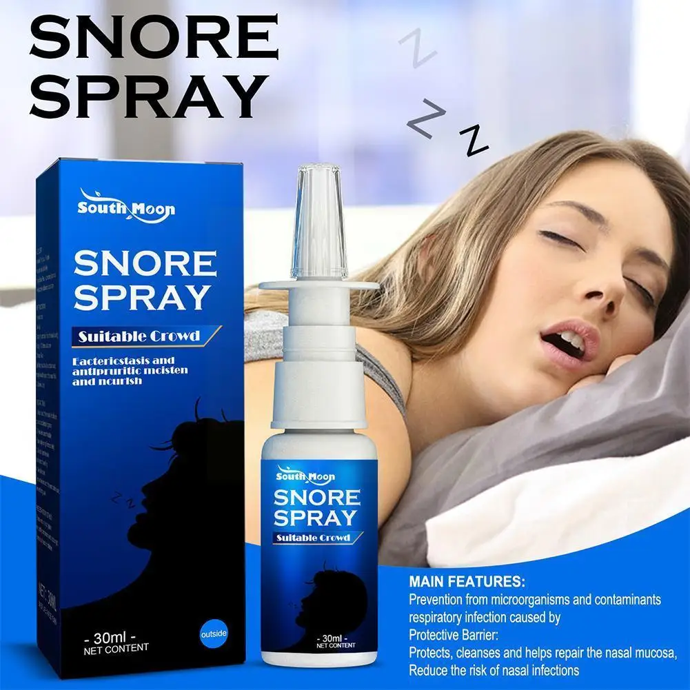 

Anti Snoring Device Herbal anti snoring spray Stop Snore Portable Comfortable Sleep Well Stop Snore Health Care Sleep Apnea