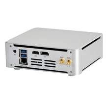 HUNSN – Mini PC 4K, ABM21, Intel Quad Core I5 7300HQ, ordinateur de bureau, serveur, AC, wi-fi 2,4 + 5Ghz/BT/DP/HD/6usb 3.0/type-c/LAN/Smart