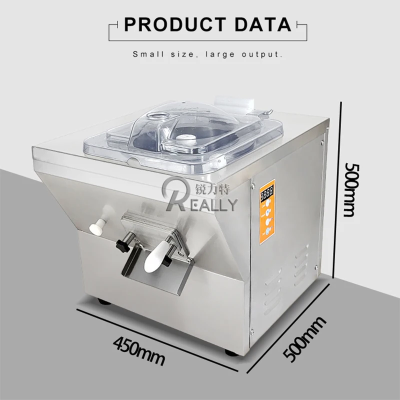 110V/220V Ice Cream Machine Home Commercial Vertical Electric Ice Cream Maker Stainless Steel Ice Cream Making Machine 4