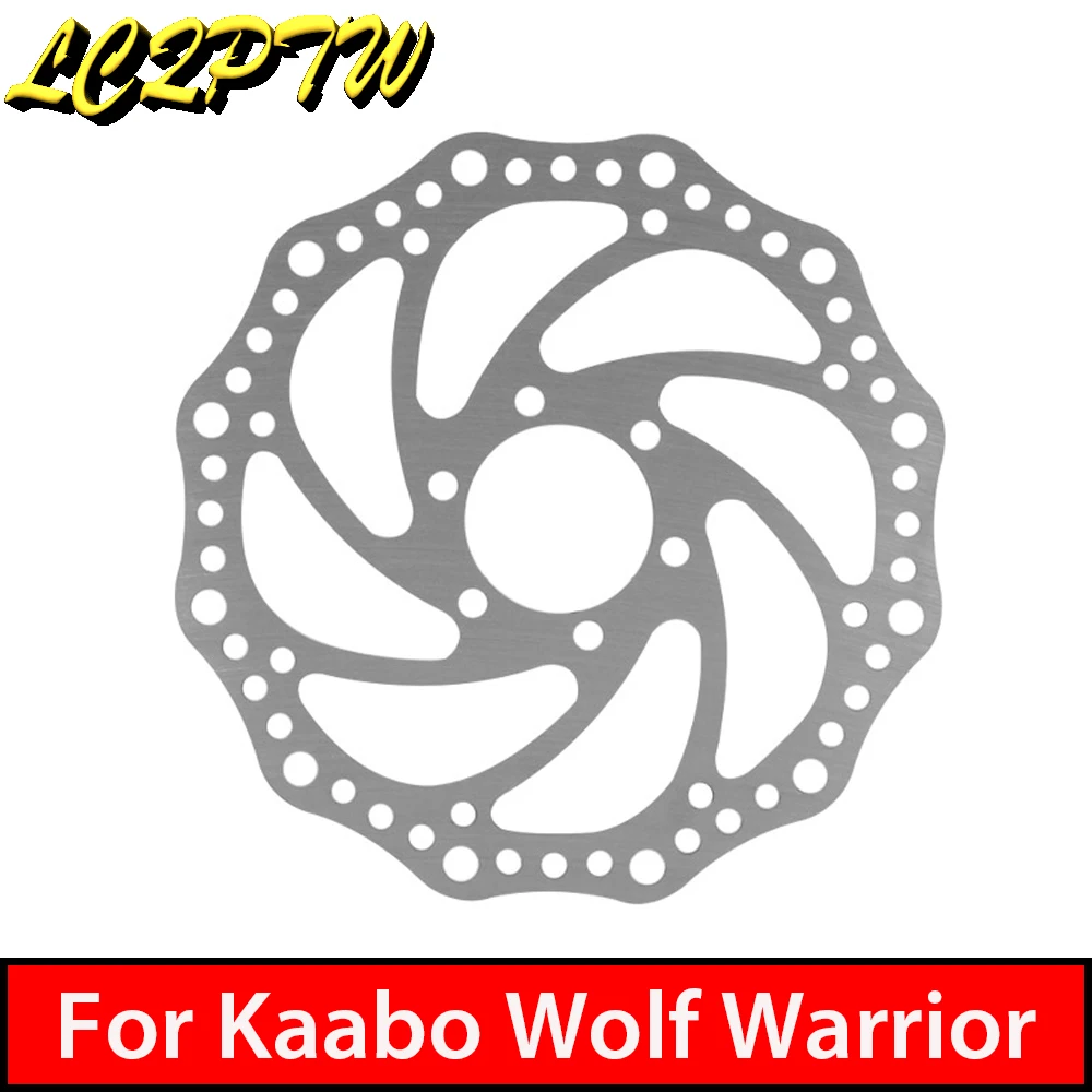 

Stainless Steels 160mm Disc Brake Rotor for Kaabo Wolf Warrior 11 Wolf King GT Pro Electric Scooter Disc Brake Rotor 6-Hole Part