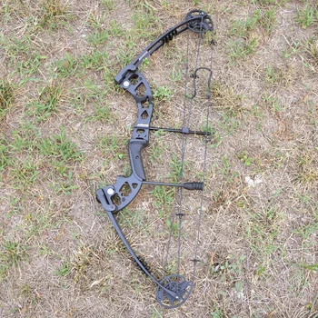 Archery Compound Bow and Arrows Set - 30-55lbs JUNXING 4 Color - 310FPS for Left/Right Hand Shooting, Hunting, Composite Bow 5