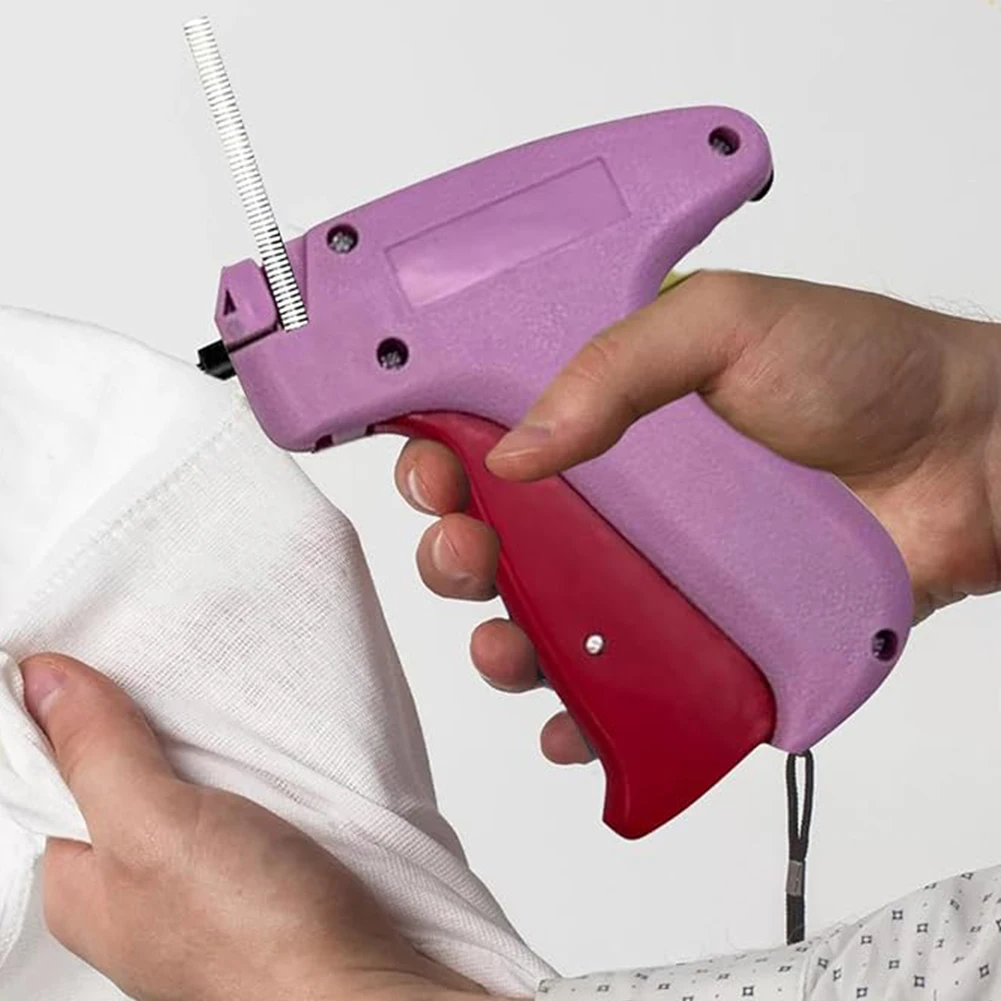 Label Tagging Gun with 6 Needles Mini Stitch Gun Stitch Hemming Sewing Machine Quilt Tacking for Clothes Socks Hats Clothing Label Gun Price Label Gun Garment Label Gun Label Gun Clothing Tagging Gun Clothing Sewing Tool