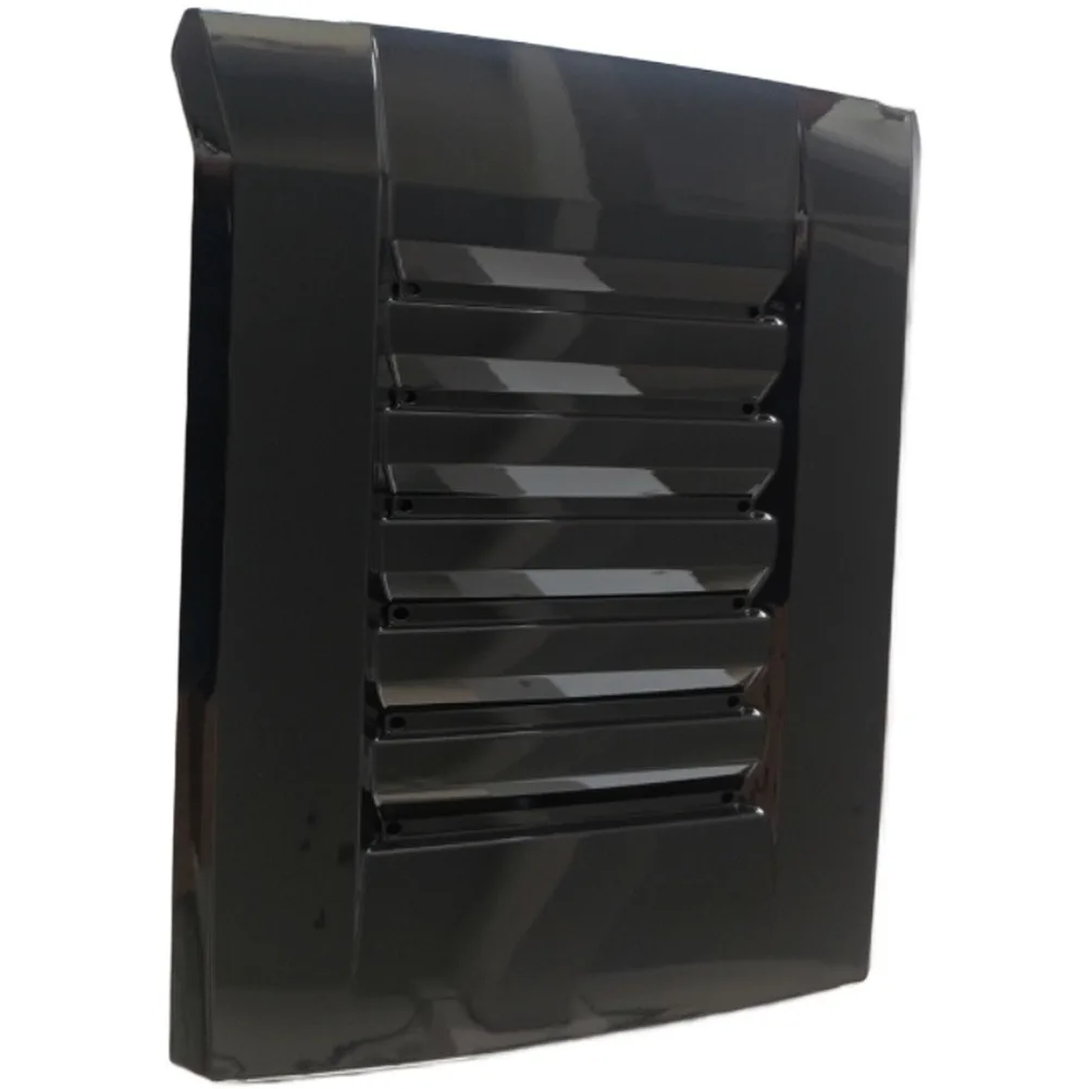 글로스 블랙 자동차 전면 엔진 후드 보닛 벤트 에어 인렛 후드 스쿱 불지 7618..