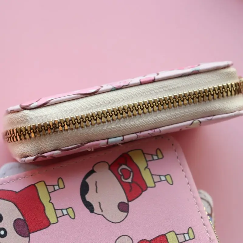 Anime Crayon Shin Chan Multi-card Large Capacity Zipper Wallet