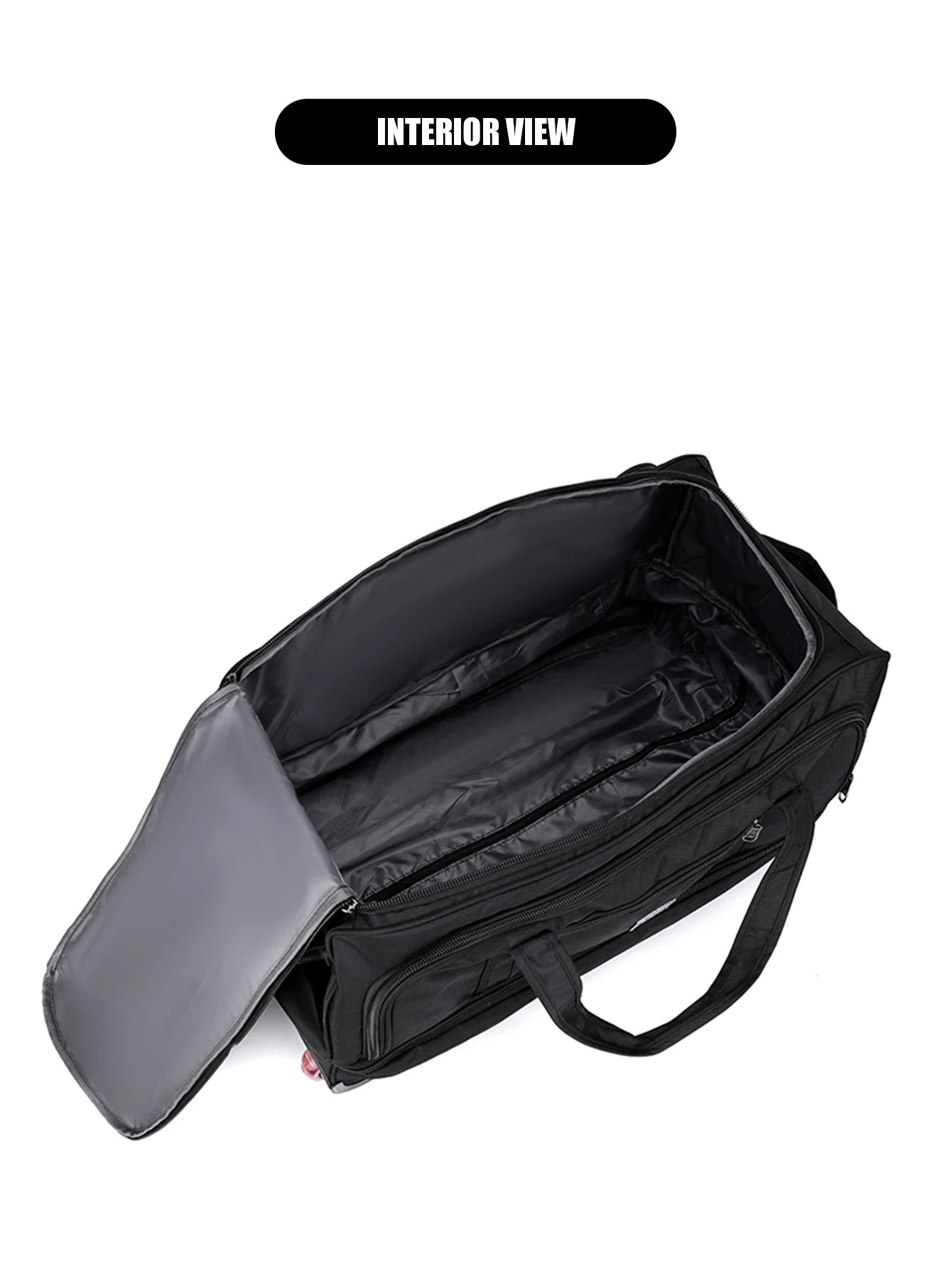 Multifunctional Trolley Travel Bag, Large-Capacity Men's and Women's Business Boarding Bag, Short-Distance Luggage Bag, Portable