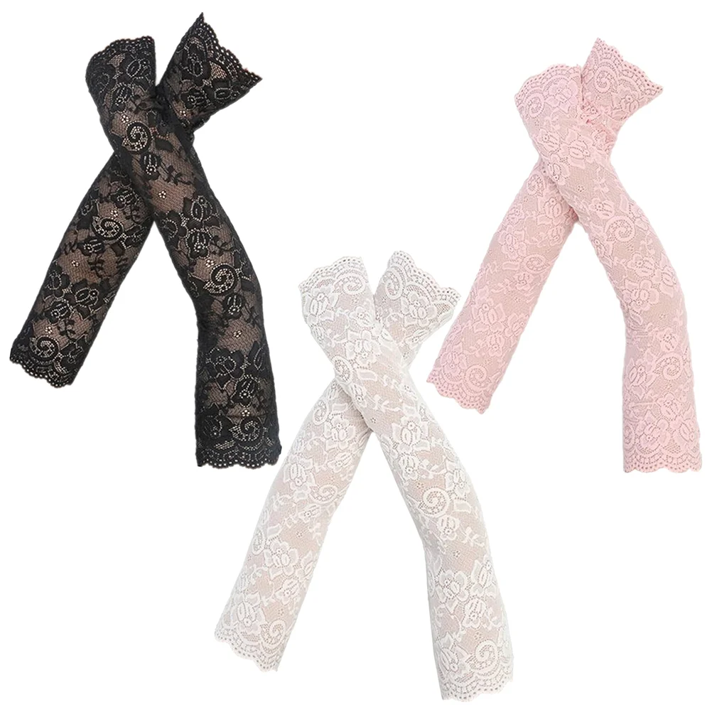 

Sleeves Arm Lace Gloves Sleeve Summer Cooling Arms Women Protection Driving Sun Elastic Warmers Goth Cover Wedding Fishnet Top