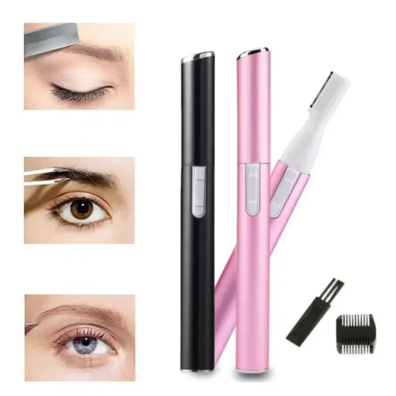 High Quality Practical Electric Face Eyebrow Scissors Hair Trimmer Mini Portable Women Body Shaver Remover Blade Razor eyebrow