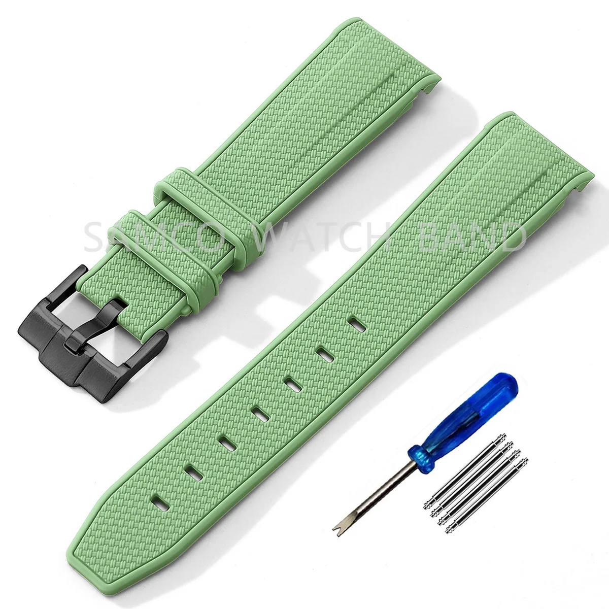 Premium Silicone Watch Strap - 20mm Rubber Replacement Band