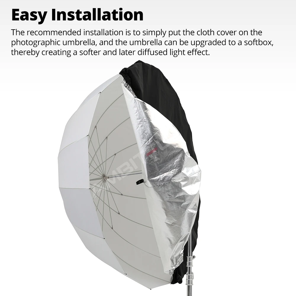 Godox DPU-85T DPU-85BS DPU-105T DPU-105BS DPU-130T DPU-165T 디퓨저 커버 천용 전문 휴대용 사진 우산