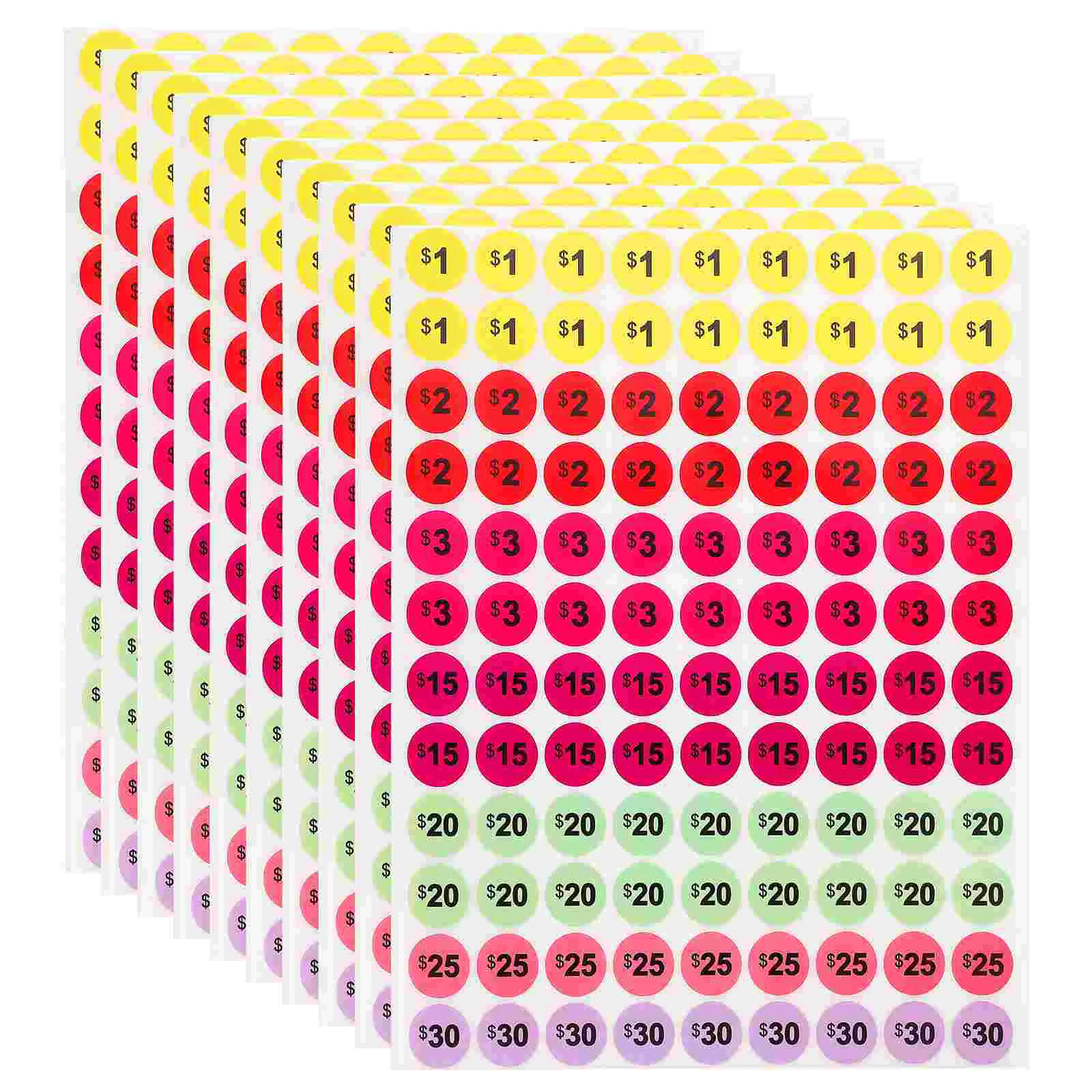 

Наклейки круглые 10 листов для торговых центров, супермаркетов, магазинов, розничных магазинов