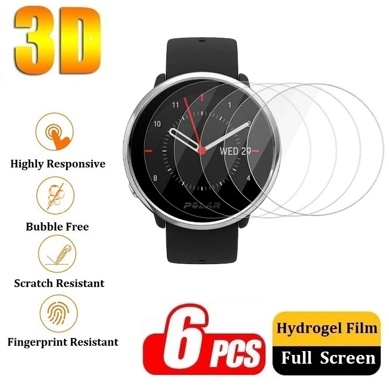 

Protective Hydrogel Film on Polar Vantage V2 V M2 M Polar Ignite 2 Grit X Unite Screen Protector Foil Guard