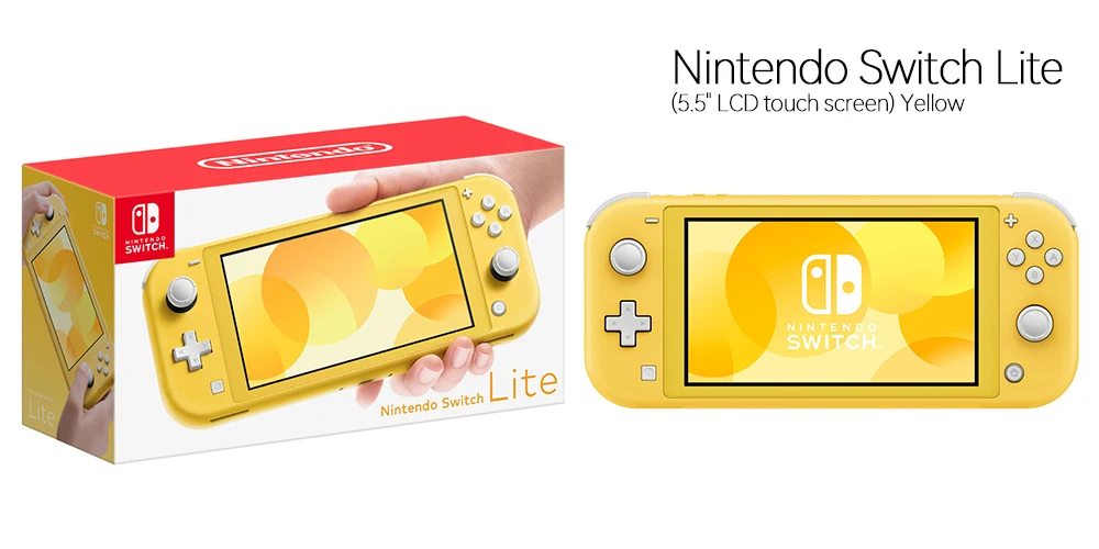 Nintendo Switch Lite 32GB internal storage 5.5 inch LCD touch screen Bluetooth 4.1Wi-Fi NFC Blue Turquoise Grey Yellow Coral