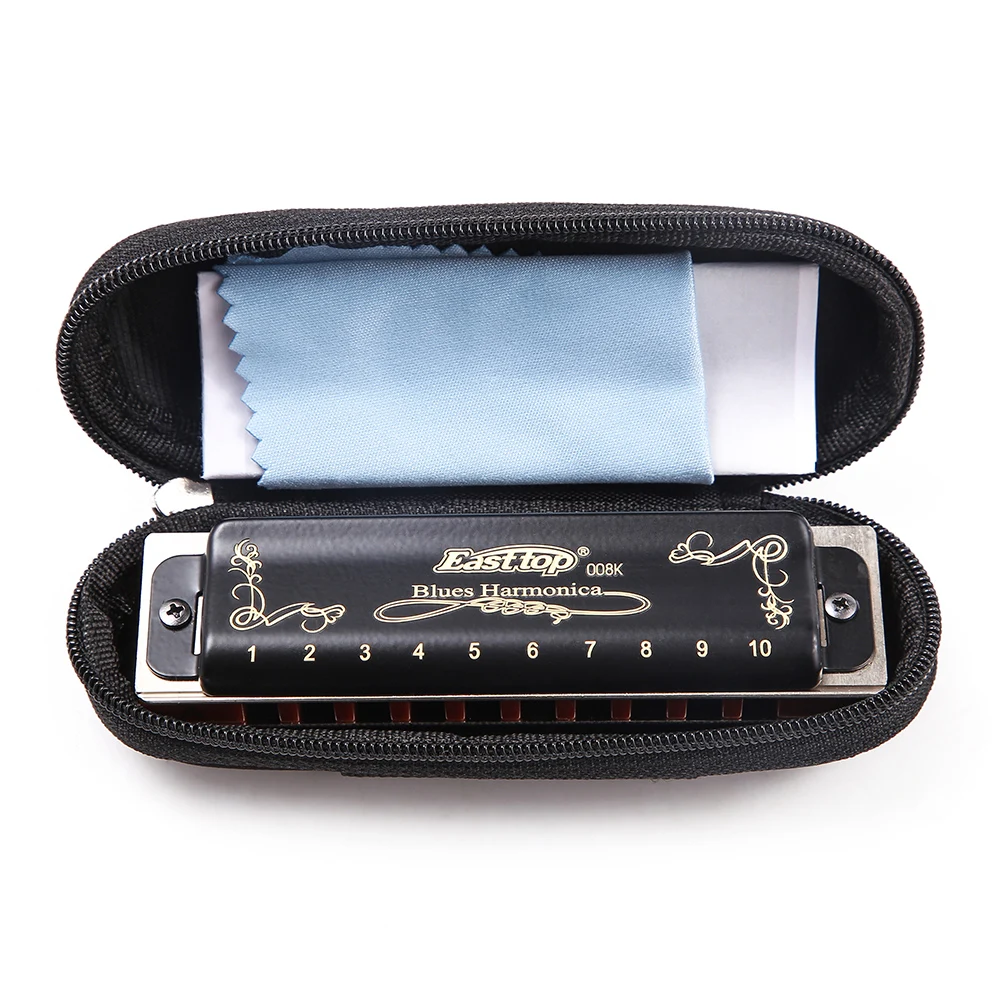Armonica Diatonic Blues Armonica Chiave di Paddy C 10 Fori 20 Toni 008K Arpa Blu per Adulti Professionisti Studenti  18