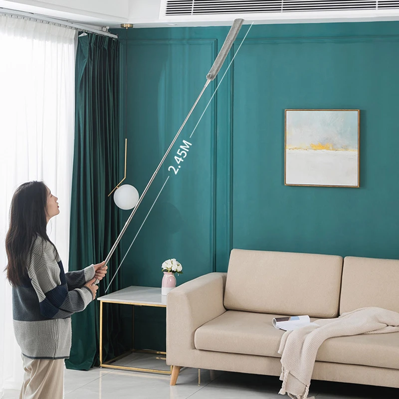 Retractable Gap Dust Cleaner Long Handle Flexible Gap Dust Mops For Sofa  Bed