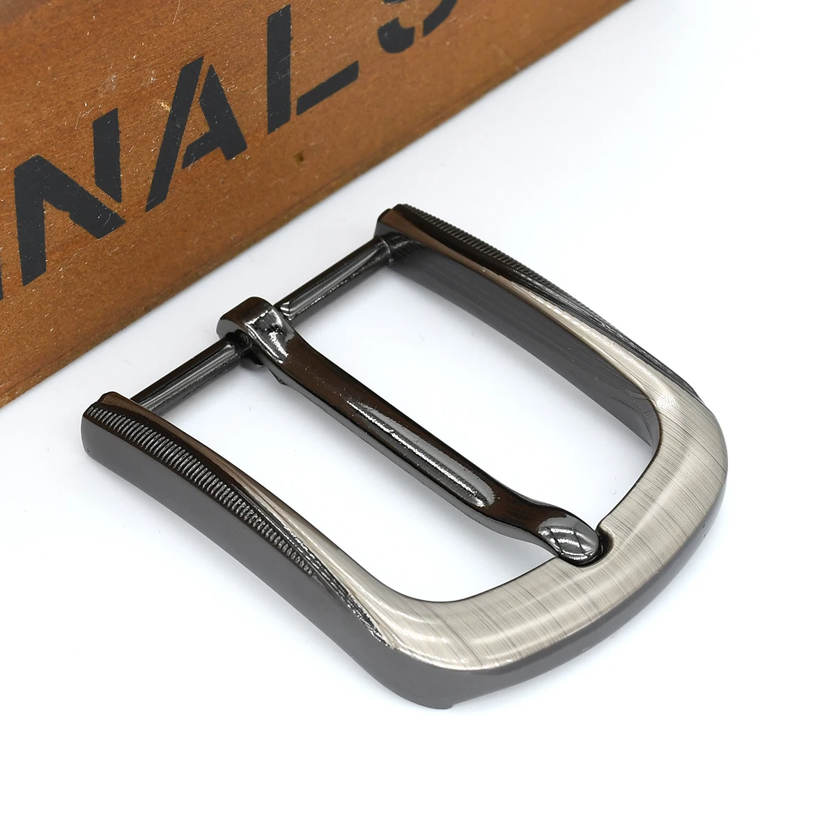 Description Picture 2 of itemMen's 40mm Belt Buckle Metal Laser Pin Buckles Fashion Waistband Parts Garment Accessories Leathercraft DIY Hardware