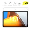 2 Pieces HD Scratch Proof Tempered Glass Screen Protector For POCO Pad 12.1-inch Xiaomi POCO Tablet Oil-Coating Protective Film 1