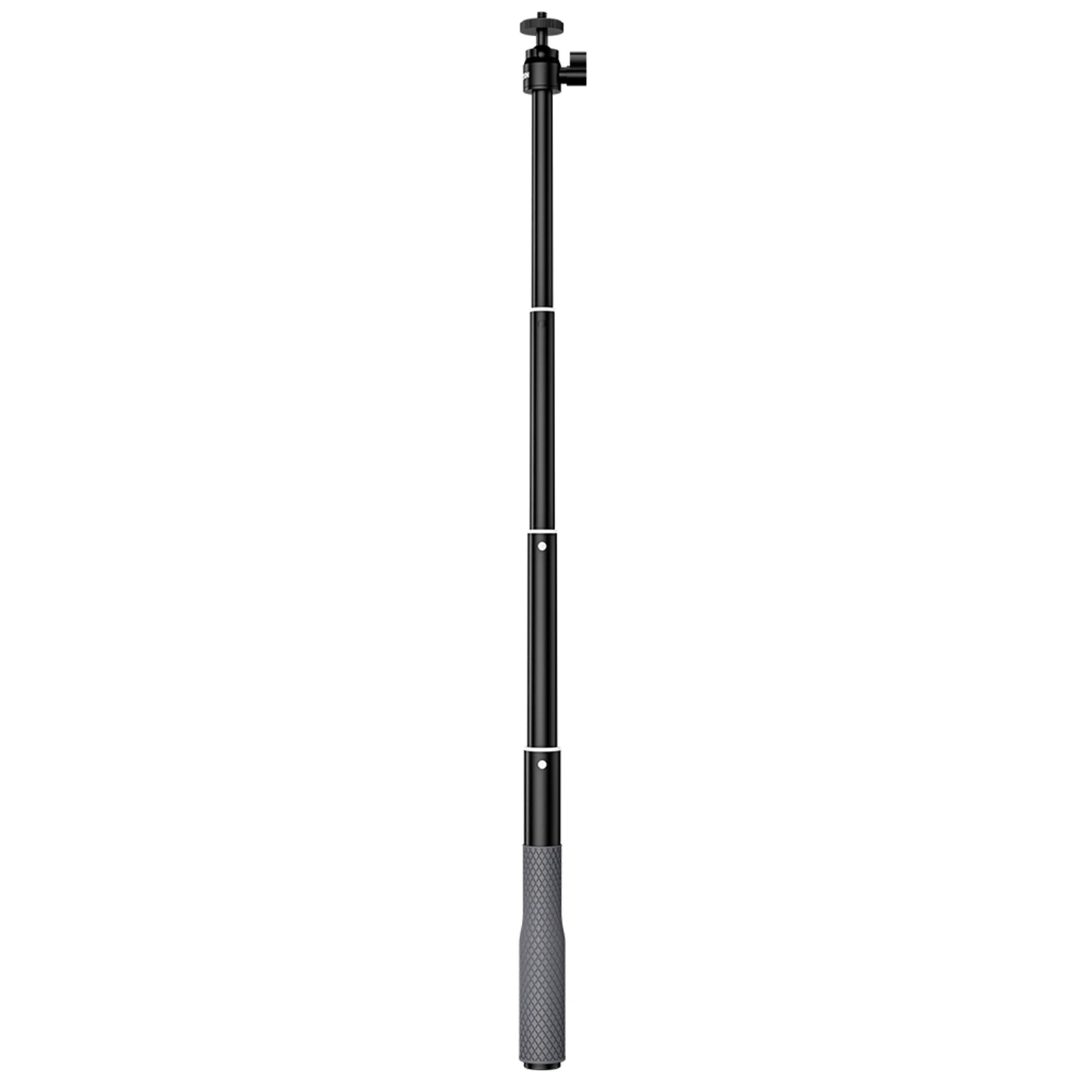 TELESIN WSS-001 25.7-inch Portable Selfie Stick Rust-proof 3 Sections 1/4in Screw for Insta 360 DJI GoPro 12/11/10/9