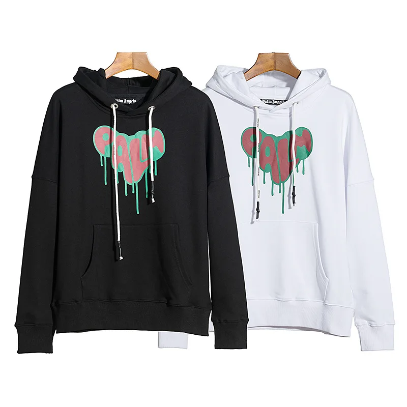 

Trendy Couple Love Print Loose Relaxed Hoodie Sweater