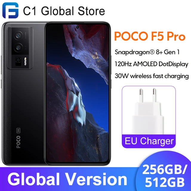 POCO F5 Pro 5G 256GB/512GB Snapdragon®8+ Gen 1 6.67WQHD+120Hz AMOLED  DotDisplay 64MP Camera NFC Global Version