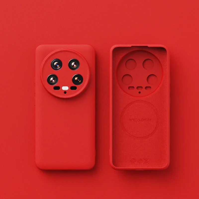 Premium Magnetic Liquid Silicone Shockproof Case with Matte Finish