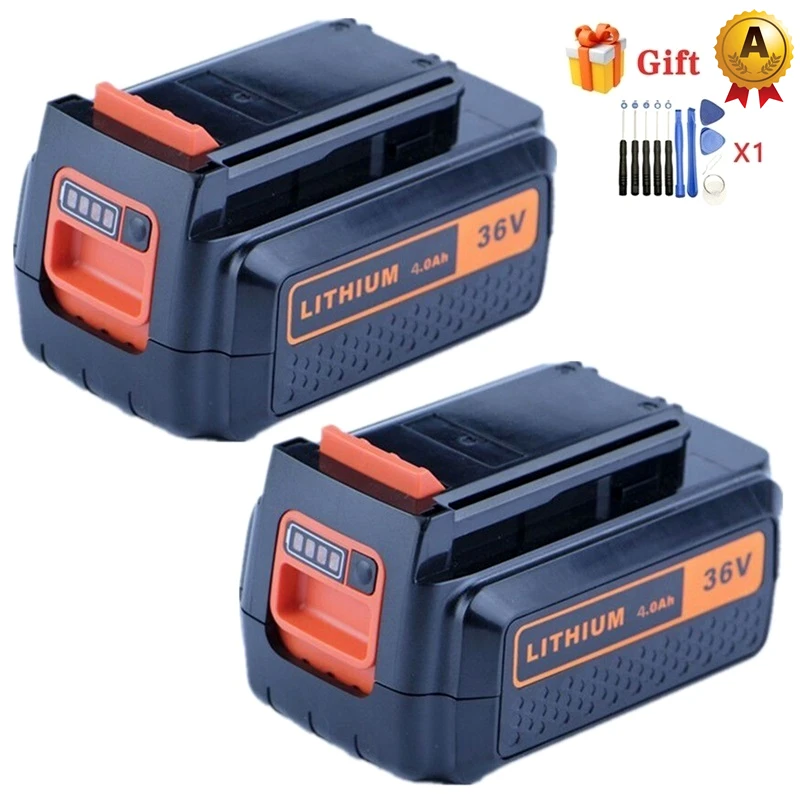 Vanon-Batteries-Store for Black and Decker 40V Max 4.0Ah Li-ion Battery Replacement |LBXR36 Lbx2040