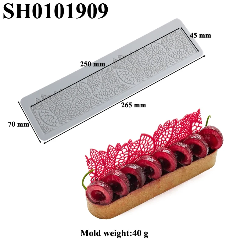 Silicone Lace Mat Butterfly and Leaf Pattern, Sugarcraft Cake Decorating Mold Pad, Flex... - SKU CDM02115 - UGI Packaging