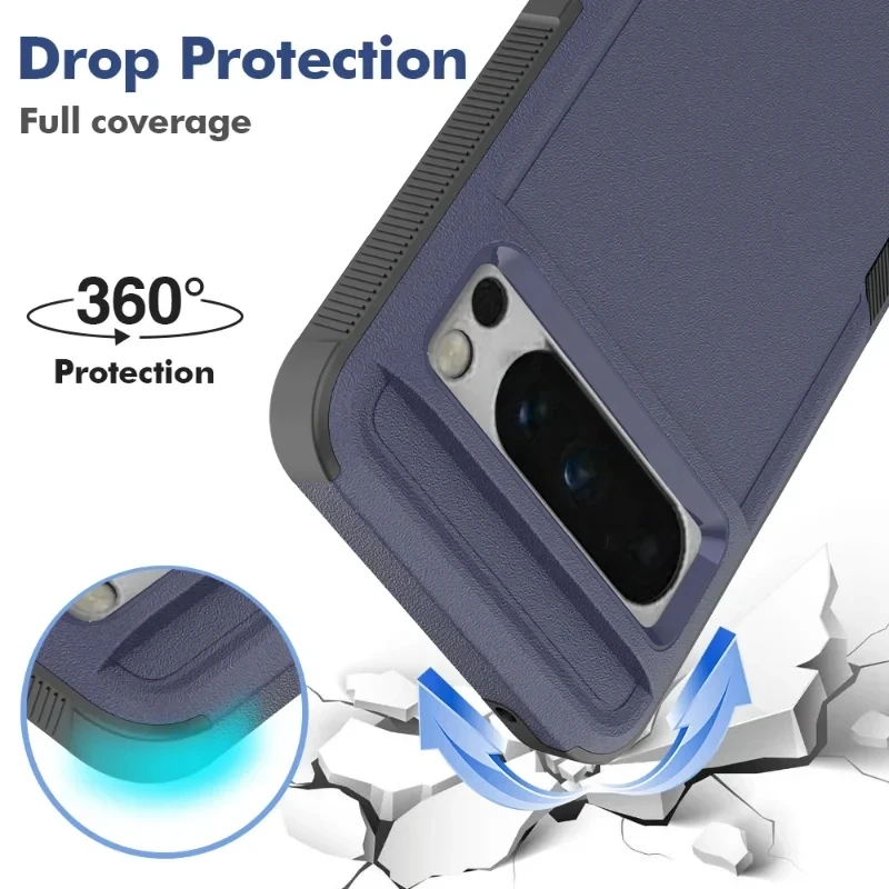 Heavy-Duty Armored Shock Resistant Phone Case - Sturdy and Durable Protection