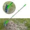 Thatch Rake 3 Sections Stainless Steel Dethatcher Lawn Rake Lawn Thatching Rake for Clearing Dead Grass 4