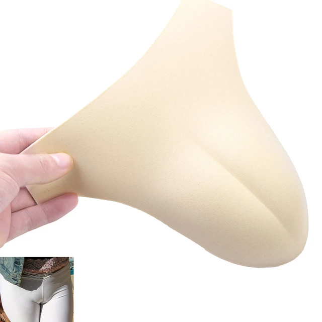 Unisex Silicone Panty Camel toe Underwear Plump Hips Short
