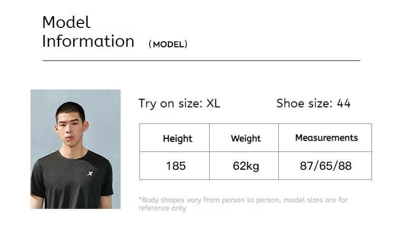 Xtep Short Sleeve Knitted Shirt For Men Sports Sweatshirt Comfortable Quick-Drying Breathable Tops 877229010273
