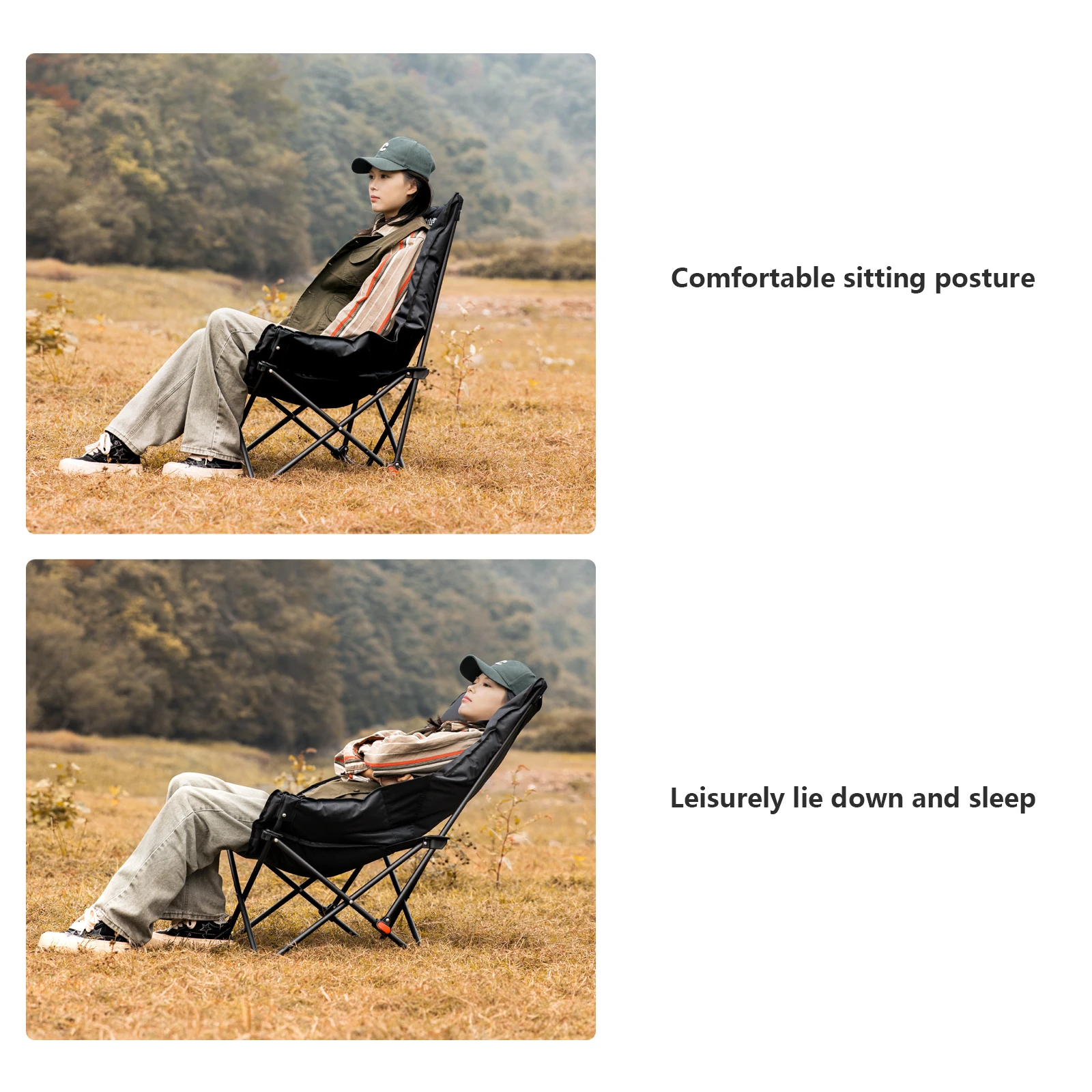 Adjustable High Back Moon Chair 6