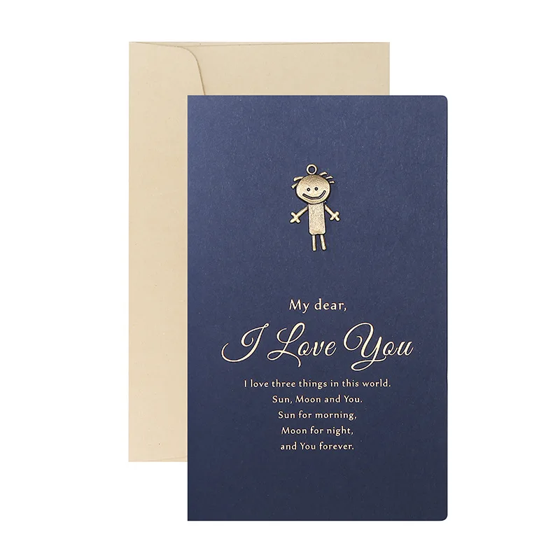 Greeting Cards Valentines Day Gift Love Gift Card Envelope Anniversary Birthday Girlfriend Boyfriend Present Wedding Gifts