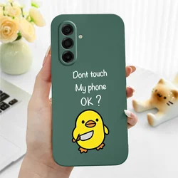 Chic and Playful Protective Phone Case Cover for Galaxy A27 (Dark Green)