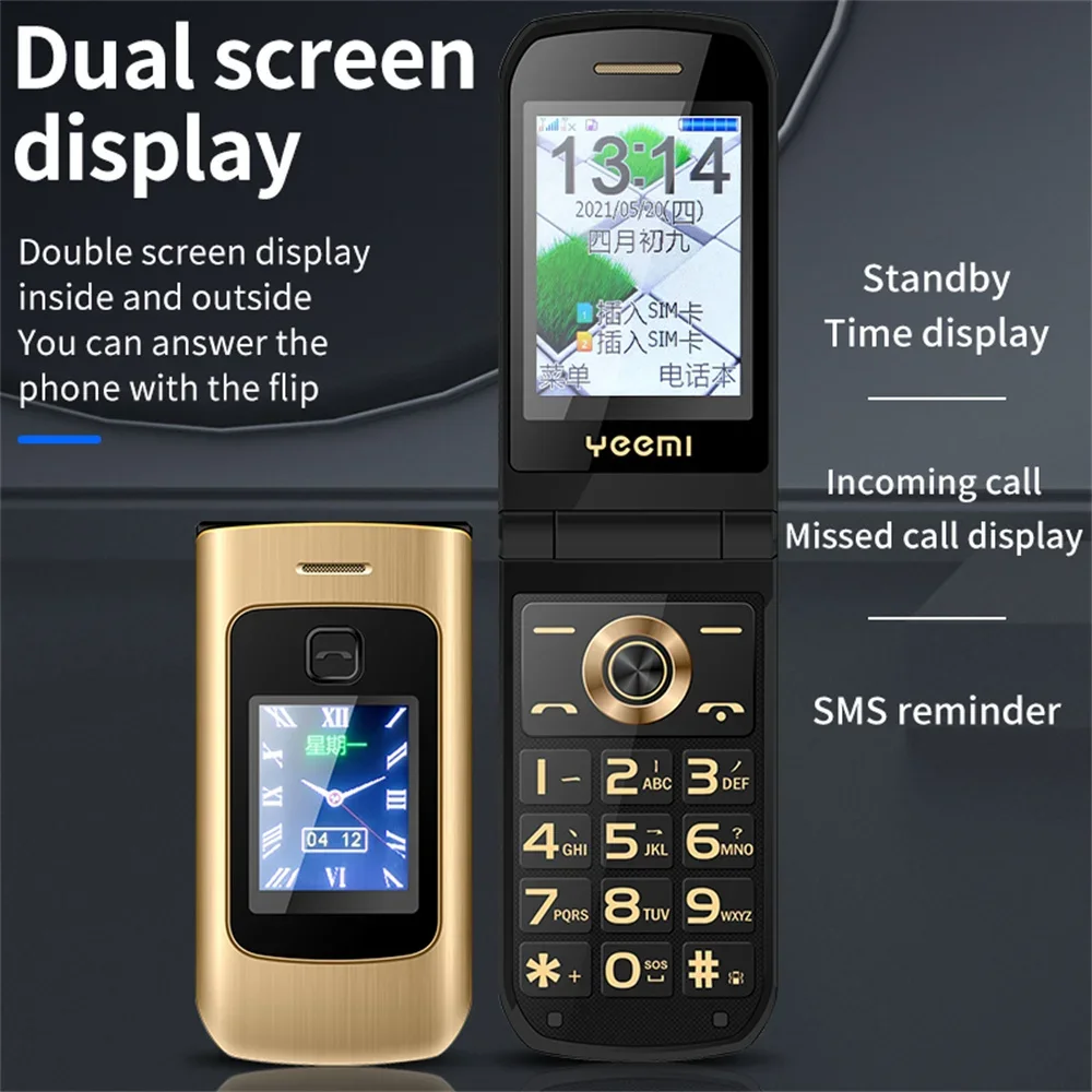 YeeMI-K21-4G-Rugged-Feature-Phone-2-6Inch-Screen-Big-Button-Flip-Phone ...