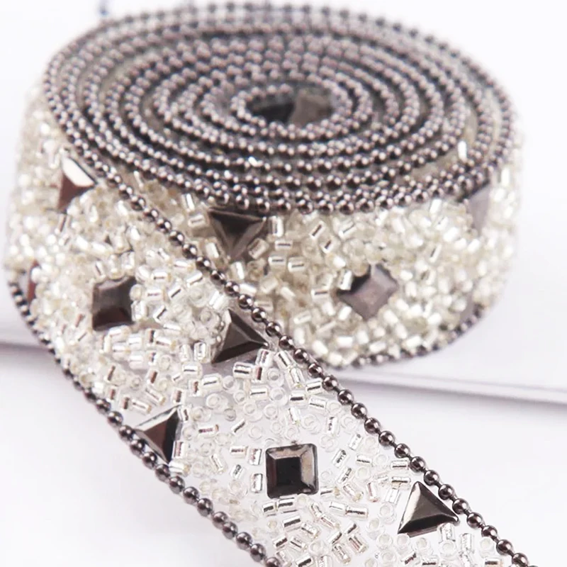Hot Fix Rhinestone Gemstone Trim Belt Diamond Glue Ironing  display picture 2
