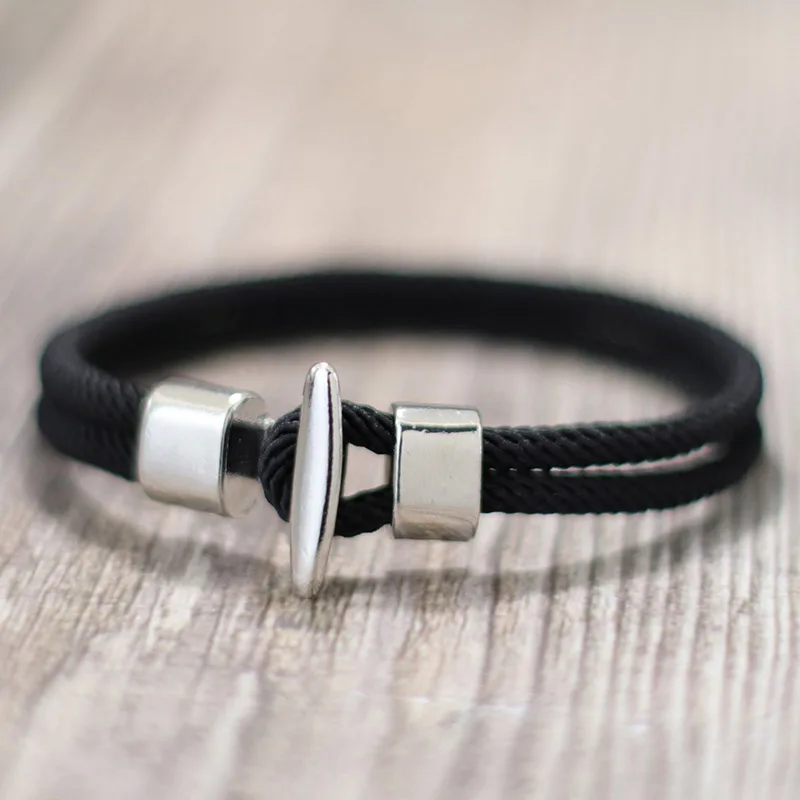 51Luckind Simple Design Milan Rope Bracelet Handmade Men Women Outdoor Survival Braclet For Camping Armband Thread Jewelry 4