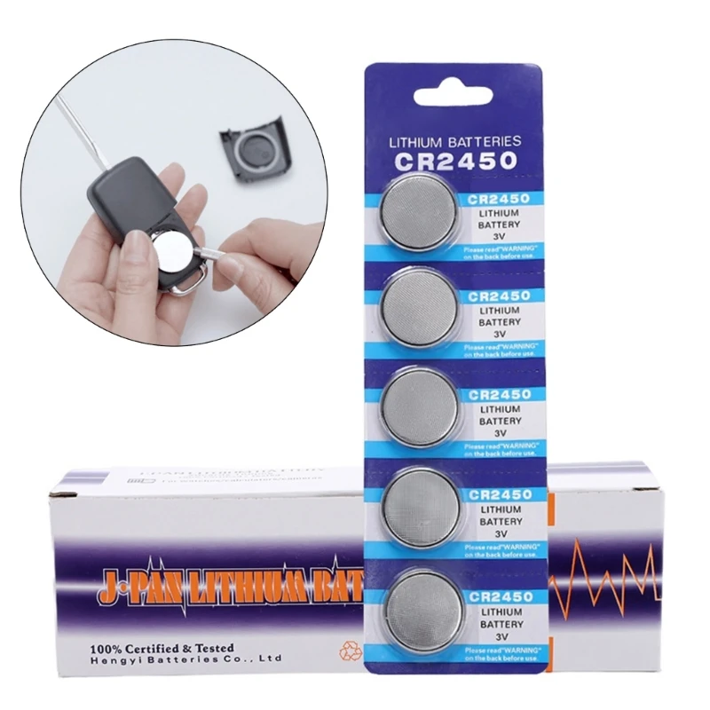 250PCS CR2450 Watch Buttom Battery KCR2450 5029LC LM2450, 41 OFF