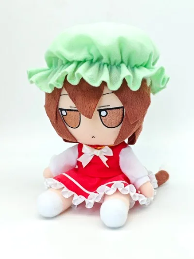 20cm TouHou Project Chen Fumo Cotton Doll Anime Cosplay Idol Star Dolls Soft Plushies DIY Change Suit Sitting Toy Figures Gift