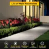 LED Low Voltage Landscape Pathway Light, 12V Premium 3000K/4000K/5000K Selectable Path Lights Wired, Modern Walkway Lights Outdo 4