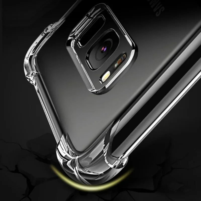 Premium Clear Silicone Shockproof Phone Cover