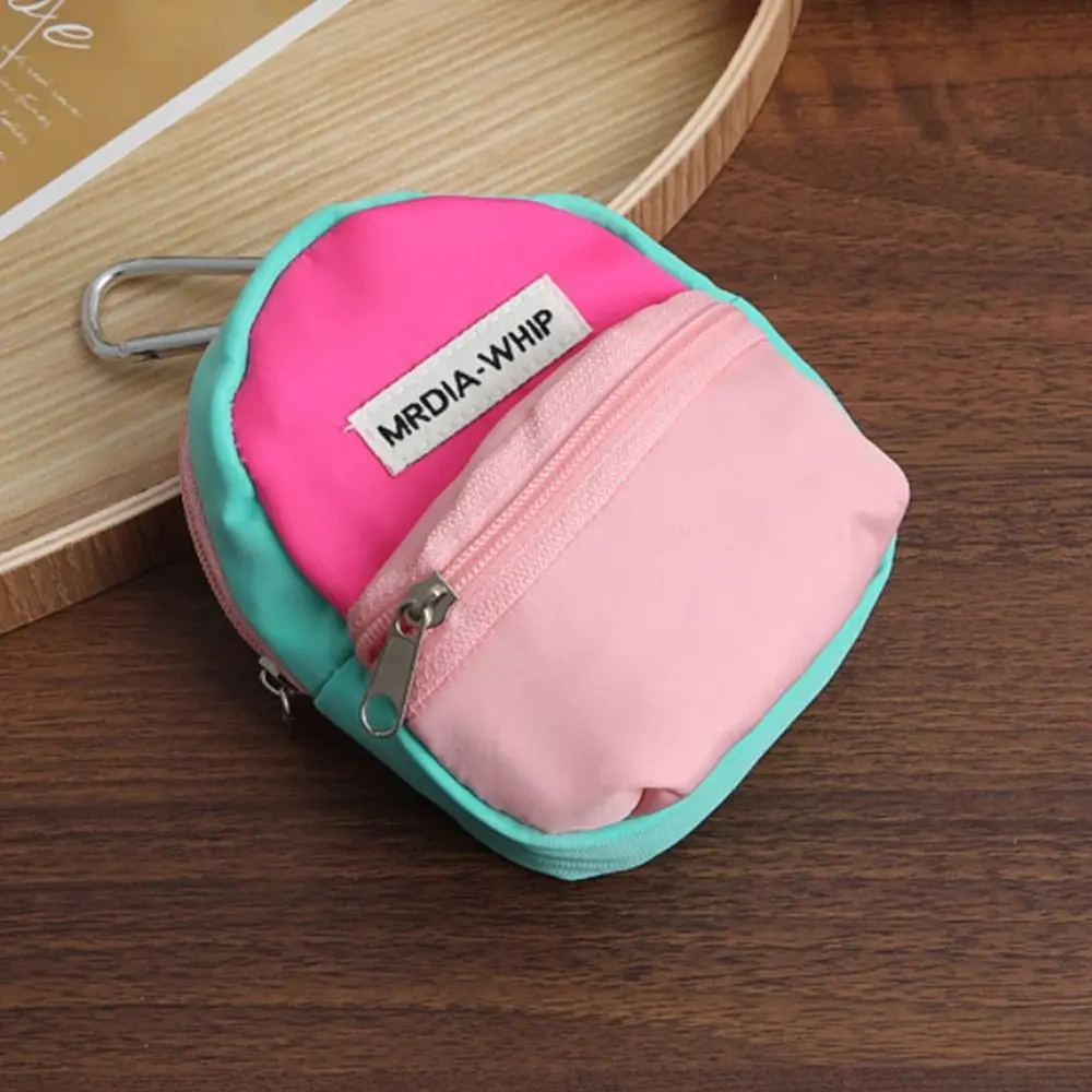 Coin Purse Cute Mini Coin Purse Pendant Macaron Color Storage Bag Key Chain Portable Backpack Hanging Bag Sports