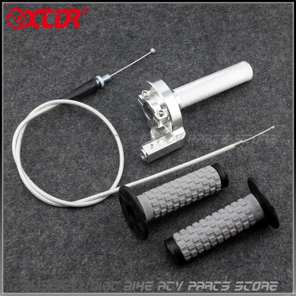 Hand Throttle Grip Twist Cable For CRF50 CRF70 KLX110 CRF150F/R CRF250 CRF450 KLX450R KX250 KTM SX SXS EXC EGS Dirt Pit Bike