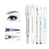 1Set Sterilized Tattoo Marker Pen Surgical Skin Microblading Positioning Tool with Measuring Ruler Permanent Makeup Accessories 1
